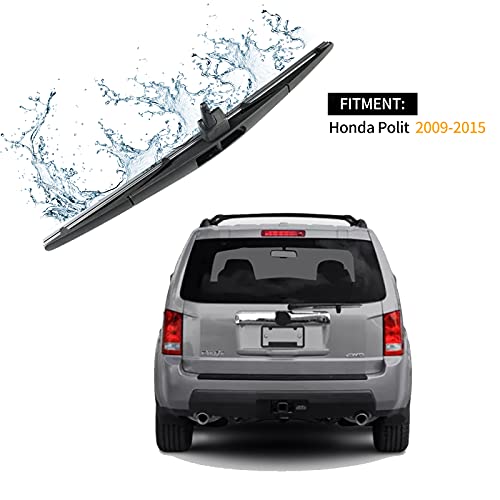 Rear Wiper Blade Compatible For Honda Pilot 2009-2015, 14" Rear Windshield Wiper Blades For Original Equipment Replacement，2 Pack #TOP4