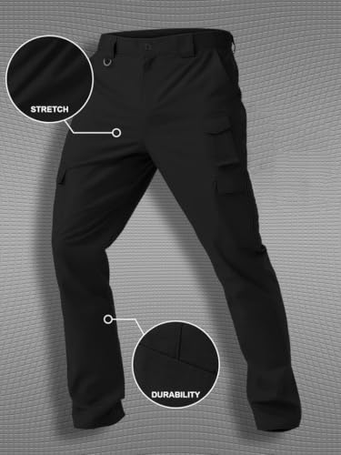 Image of TOPLOT Men's Casual Cargo Pant | Multi-Pocket Utility Design | Comfortable Fit Wear | Durable Construction | Functional Style Look | Easy Movement | Perfect for Casual, Outdoor & Travel (5227)