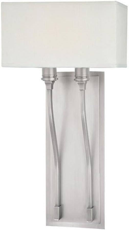 Hudson Valley Lighting 642-SN Selkirk - 2 Light Wall Sconce 20 inches Tall and 10 inches Wide - Satin Nickel