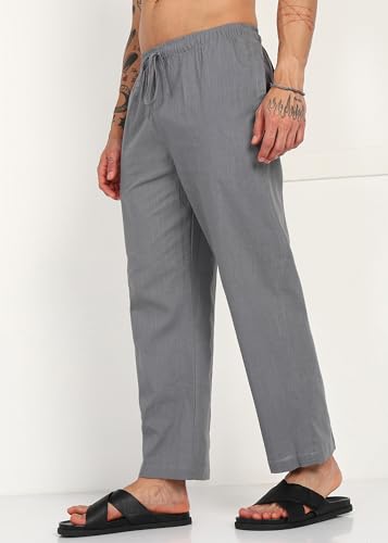 Image of Men's Cotton Linen Pajama