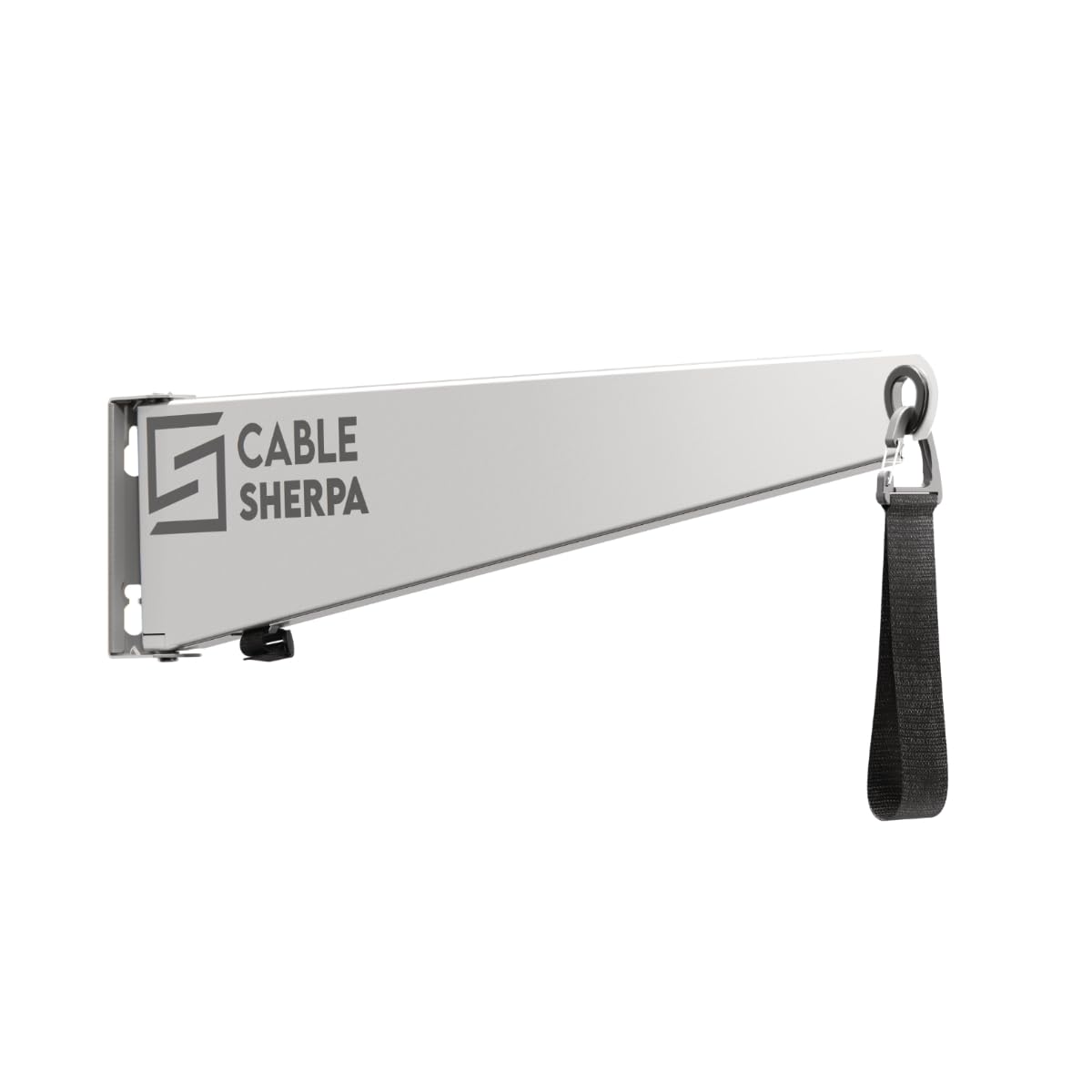 Uchwyt na kabel (szary (białe aluminium), niewyciągany (outdoor))