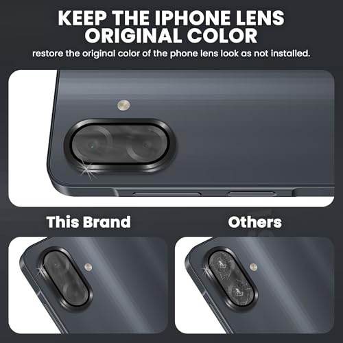 Image of FIRST MART Black Camera Ring Guard Protector for Samsung Galaxy F70e, Samsung M07 and A07 | Tempered Glass with Metal Alloy Rings, HD Clear, Scratch Resistant, Case-Friendly | Pack of 1