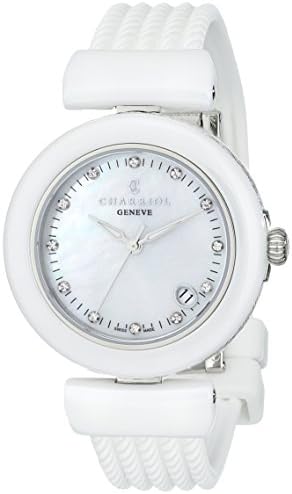 Charriol AEL Ladies White Ceramic Diamond Watch AE33CW.174.003