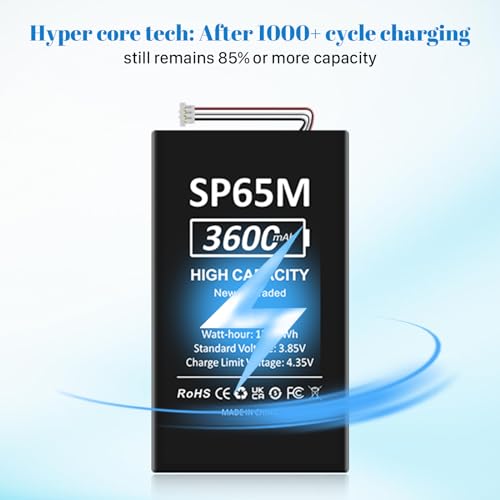 Shenmz For Ps Vita 1000 Battery And Charger Cable,High Capacity New 0 Cycle Battery Replacement For Sony Ps Vita Playstation Vita Pch-1006 Pch-1001 Pch-1101 Psv 1000 Sp65M Games With Repair Tool Kit thumb #3