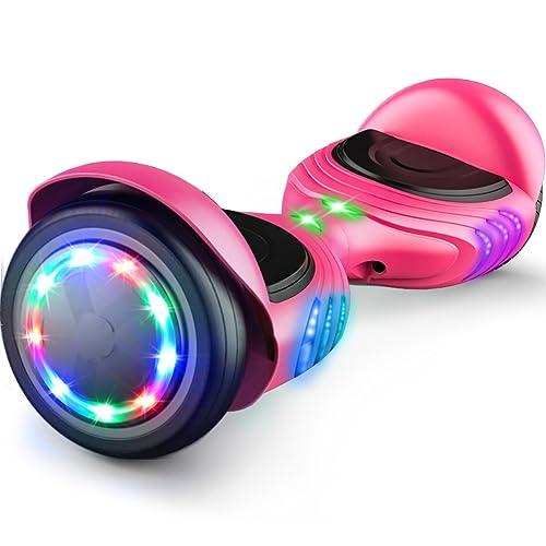 Tomoloo Hoverboard With Bluetooth Speaker And Colorful Led Lights Ul2272 Certified 6.5" Wheel Self-Balancing Scooter For For Kids Ages 6-12 And Adults #TOP1