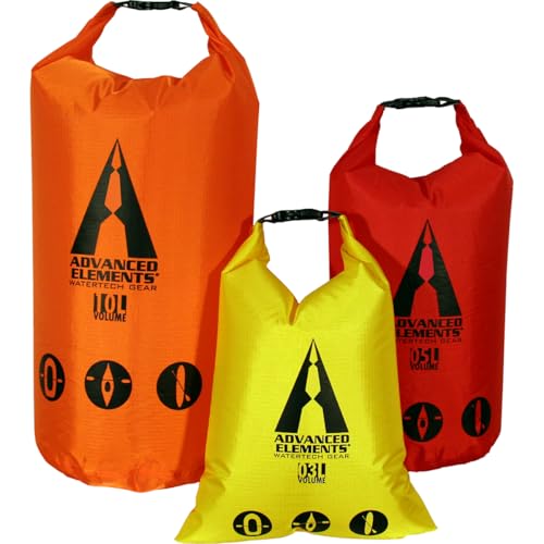 ADVANCED ELEMENTS PackLite Roll Top Dry Bag Set