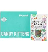 Candy Kittens Vegan Sweets Loves (10 x 140 g) Rainbow Vegan Jelly Sweet Mix, Gourmet Vegan Sweet G...