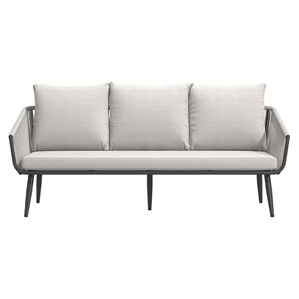 OUTLIV. Alex Loungesofa Aluminium Rope Hellgrau