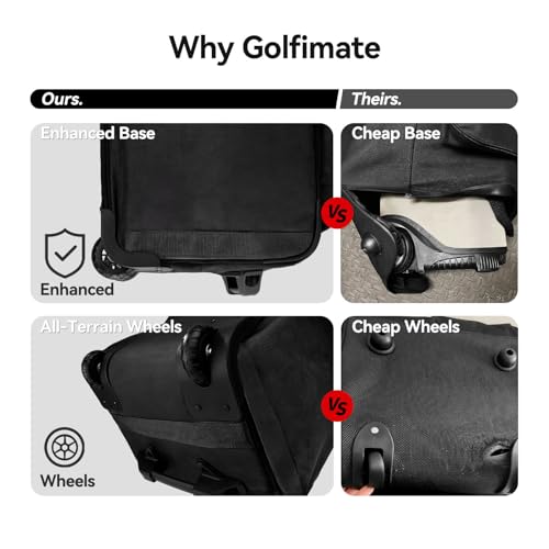 Full-Open Golf Travel Bag 1680D