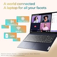 Lenovo IdeaPad Slim 3 15.6" FHD Business Laptop, Intel N150 CPU, 8GB DDR5 RAM, 128GB SSD, Windows 11 with Microsoft 365, Portable Computer for Everyday Use, Abyss Blue — image 4