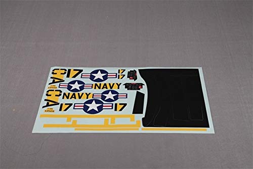 Parts & Accessories FMS 1400mm 1.4m T28 V3 & V4 Stickers Decal Sheet Red/Yellow FMSPM112 RC Airplane Model Plane Spare Parts T-28 Trojan - (Color: Yellow)