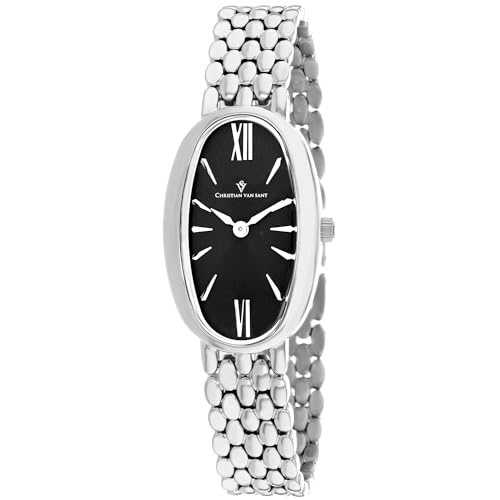 Montre Christian Van Sant Lucia pour femme CV1811 noire lisible