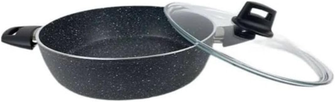 EDA COOKWARE ZETRA TENCERE BASIK GRANİT 22 CM GRİ ZK-021