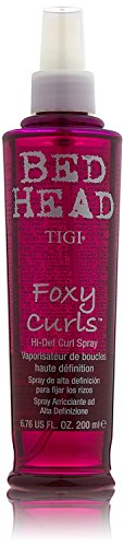 TIGI Bed Head Foxy Curls Hi-Def Curl Spray - Adds Bounce & Shine, Moisturizes & Softens Hair, Fights Frizz, Defines Curls, 6.76 oz (Pack of 1)