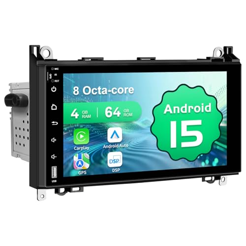 Autoradio Android 14 pour voyager en Mercedes Viano et Classe B