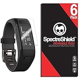 Spectre Shield (6-Pack) Screen Protector for Garmin Vivosmart HR Plus Screen Protector Case Friendly