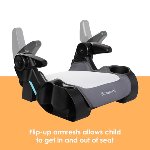 Baby Trend Protect Slim Backless Booster Seat, Madrid Grey - image 3