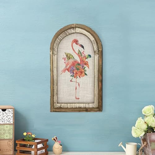 Oiseau rose pour décoration murale colorée de studio - 2