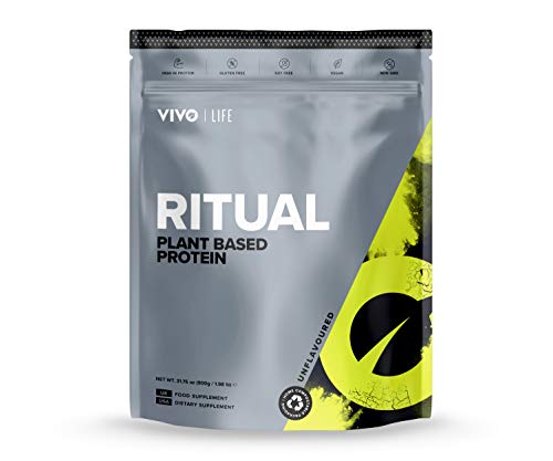 Vivo Life Ritual - Plant-Based Protein Powder (Natural 960g, 30 Servings)