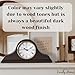 Mantel Clock Battery Operated - Wooden Mantle Clock - 15x7.5 - Silent, Made of Real Wood & Easy to Read - for Living Room Decor Above Fireplace Mantel, Office, Shelf, Table & Home Décor Gift