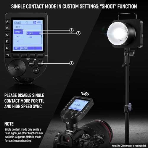 NEEWER Q4 400Ws 2.4G TTL Studio Flash (New Appearance), 1/8000s HSS/2800mAh Battery/30W Modeling Lamp/400 Full Power Flash Strobe Light Photography Monoluz with Bowens Mount