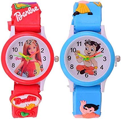 pass pass Rubber Band Analogue Kids Watches Combo for Boys & Girls (Red & Blue) (B07SXC51CS) Amazon Price History, Amazon Price Tracker