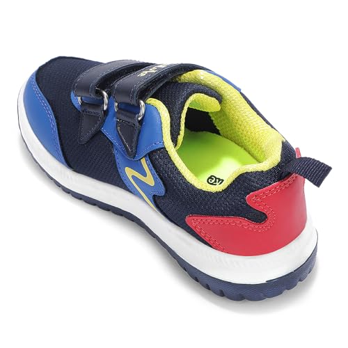 Image of Liberty Lucy & Luke JAMIE-K2E Casual Shoes for Kids - Black & Navy Blue Slip-On Sneakers for Boys & Girls | Memory Foam Insole, Lightweight Everyday Shoes for School, Play & Family Outings
