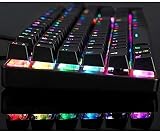 Feiyx Second Hand Wired Mechanical Keyboard 104 Keys RGB Blue Switch LED Feiyx Second Hand Wired Mechanical Keyboard 104 Keys RGB Blue Switch LED