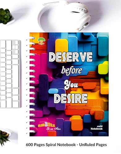 Image of amblitz Spiral Notebook | 18 X 24 CM | B5 Size | School /College Students's Choice for Note Making | 70 GSM Thick White Paper | Diary Size | Personal & Office Use | (600 Pages, UNRULED Notebook)