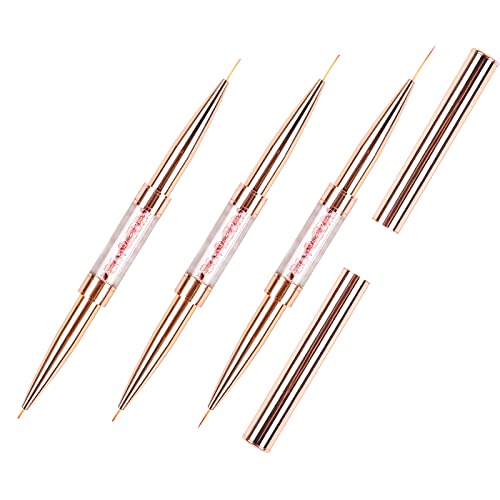 Nagel Art Liner Pinsel, Acryl Nagel Bürsten Nailart Pinsel Set UV Gel Dual Nail Art Liner Brushes Maniküre Salon Tools…