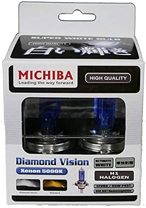 Michiba H1 Diamond Vision Super White 12V Headlight Bulb (4200K, 55W)