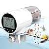 Automatic Fish Feeder Dispenser for Aquarium, 200ml Large Capacity Auto Turtle Fish Feeder for Small Tank, Battery Powered Food Feeding Timer for 7, 14 Day Weekend Vacation, Batteries Included