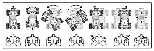 Rover Lunaire RC Buki 63201 avec télécommande multidirectionnelle 2.4 GHz - 6