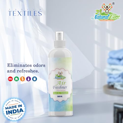 Image of Natural Care Air /Room Freshener Fresh & Alive /Calm & Tranquil - 500 ml x 2 (Combo Pack) | | Home & Office Deodorizer | Odor Eliminator & Neutralizer | 1000+ Sprays