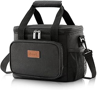 Lifewit 15L 24 Cans Insulated Picnic Lunch Bag Large Soft Cooler Bag for Outdoor/Camping/BBQ/Travel, Grey