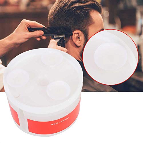 Image of ZJchao Neck Paper Dispenser, Neck Strips Holder with Suction Cup Design, Hair Cutting Collar Paper Strip Storage, Plastic Case for Neck Cover Paper Roll, Perfect for Home Barber Shop