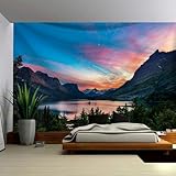 [KMBIGNK] タペストリー 林間道路 森 涼しく 150x130 自然景色 オシャレ 背景 自然風景 多機能 布ポスター インテリア 雰囲気転換 デザイン3 多機能壁掛け ファブリック装飾用品 風景写真タペストリー おしゃれ モダンなアート