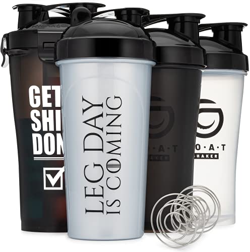 Hydra Cup [4 PACK] Dual Threat Shaker & OG Shaker Bottle, Combo Blender Pack
