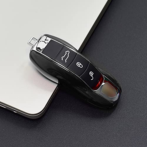 Coque de clé Porsche Macan Cayenne Panamera boîtier ABS noir - 4