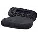 Chair Armrest Pad and Memory Foam Arm Rest Cover-Relieve Forearm and Elbow Pressure,Black