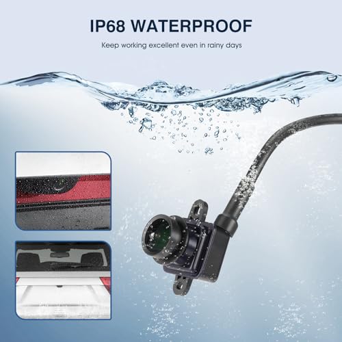 Image of Rear View Backup Camera Fit for Dodge Durango, fit for Jeep Grand Cherokee 2011-2013, Reversing Parking Assist Camera OE Replacement 56054059AC 56054059AD 56054059AE 56054059AF