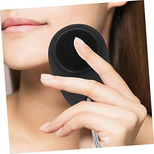 FRCOLOR 2 Pçs Escova De Limpeza Facial De Dupla Face Escova De Limpeza De Silicone Esfoliante De Cou