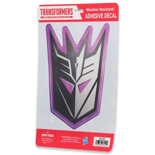 Image of Hasbro Transformers Skywarp Decepticon Adhesive Vinyl Decal - Fun Transformers Sticker for Car, Window or Laptop