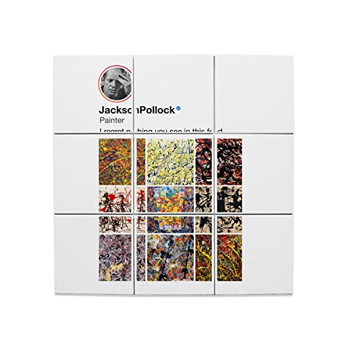 Carreaux céramique Jackson Pollock 15x15 décoration murale peinture