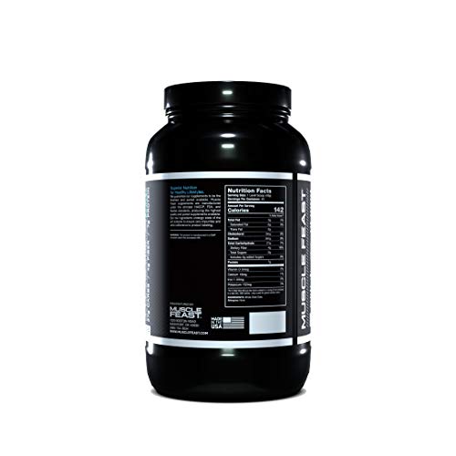 MUSCLE FEAST Whole Oat Powder, Non-GMO, All Natural, Whole Grain, 27g Complex Carbs Per Serving, No Soy, (4 Pounds)