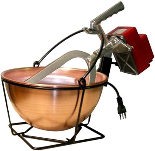 OVBC Paiolo Elettrico Polentina Rame 3,5Lt, Acciaio, 26 cm