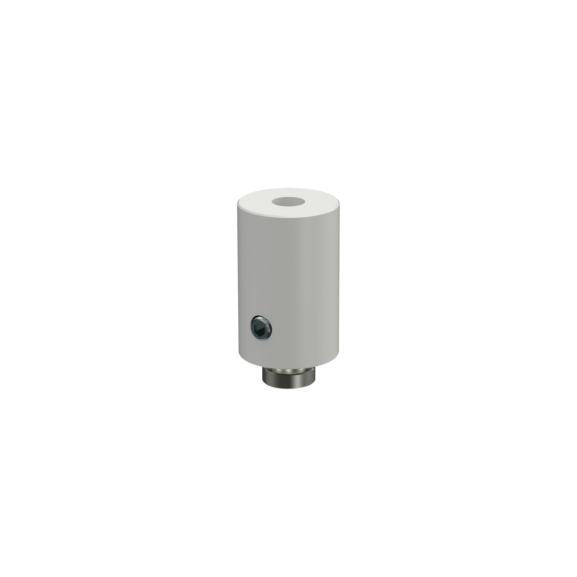 INTERDECO Innenlauf-Gardinenstange eckig 14 x 35 mm, kantige Innenlaufstange aus Metall, Weiß, zur Deckenmontage, Typ 10212934, 160 cm