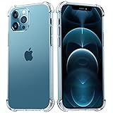 Migeec Hülle Kompatibel mit iPhone 12 Pro Max Transparent TPU Silikon Handyhülle Kratzfest...