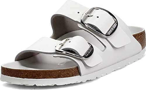 Birkenstock Women's, Arizona Big Buckle Sandal - Narrow Width White 36 M #TOP6