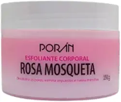 Esfoliante Corporal Poran Rosa Mosqueta - Pele Macia, Sedosa e Hidratada - 250g - PR57